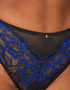 Ann Summers Sexy Lace High Waist Brazilian Brief Black/Blue