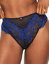 Ann Summers Sexy Lace High Waist Brazilian Brief Black/Blue