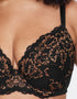 Ann Summers Sexy Lace Padded Plunge Bra Black/Bronze