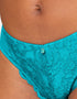 Ann Summers Sexy Lace Brazilian Brief Blue/Green