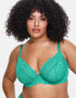 Ann Summers Sexy Lace Plunge Bra Bright Green