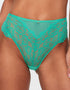 Ann Summers Sexy Lace High Waist Brazilian Brief Bright Green