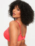 Ann Summers Sexy Lace Padded Plunge Bra Coral