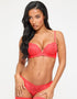 Ann Summers Sexy Lace Padded Plunge Bra Coral