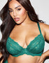Ann Summers Sexy Lace Plunge Bra Mid Green