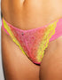 Ann Summers Sexy Lace Brazilian Brief Pink Yellow Ombre