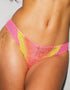 Ann Summers Sexy Lace Brazilian Brief Pink Yellow Ombre
