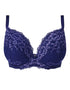 Ann Summers Sexy Lace Padded Plunge Bra Dark Purple/Lilac