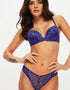 Ann Summers Sexy Lace Brazilian Brief Dark Purple/Lilac
