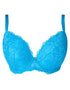 Ann Summers Sexy Lace Padded Plunge Bra Aqua Blue