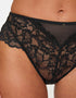 Ann Summers Sexy Lace High Waist Brazilian Brief Black