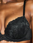 Ann Summers Sexy Lace Padded Plunge Bra 2 Pack Black
