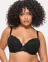 Ann Summers Sexy Lace Padded Plunge Bra Black