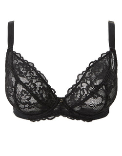 Ann Summers Sexy Lace Plunge Bra Black