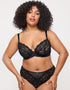 Ann Summers Sexy Lace Plunge Bra 2 Pack Black
