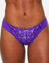 Ann Summers Sexy Lace Brazilian Brief Dark Purple