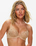 Ann Summers Sexy Lace Padded Plunge Bra Latte