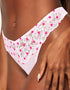 Ann Summers Sexy Lace Thong Pink Hearts