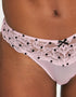 Ann Summers Sexy Lace Thong Pale Pink Spot