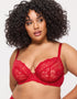 Ann Summers Sexy Lace Plunge Bra Red