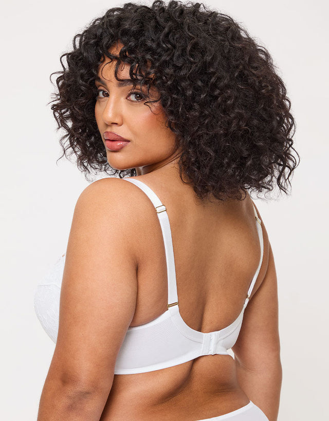 Ann Summers Sexy Lace Padded Balcony Bra White