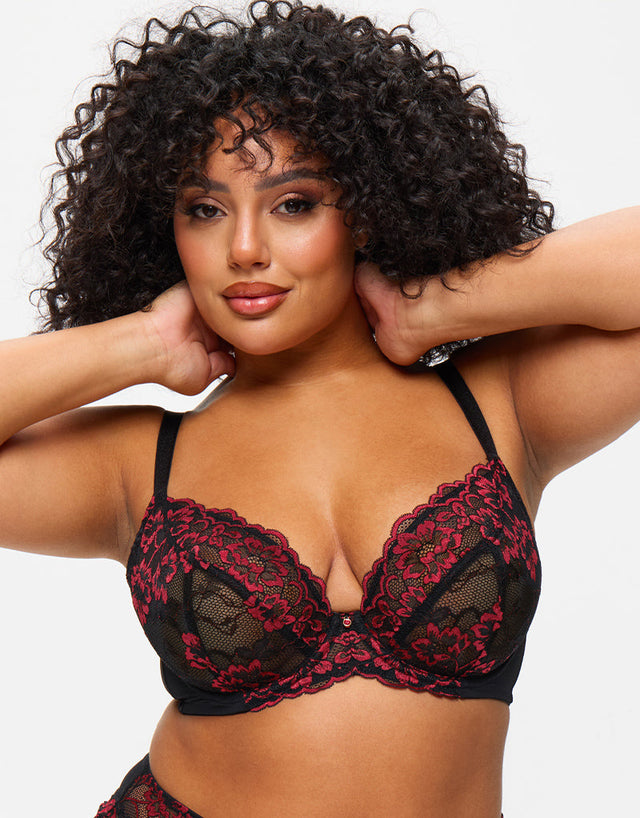 Soutien-gorge Rouge Ann Summers Destiny Taille 34C - Neuf Avec étiquettes, En Stock