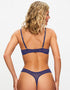 Ann Summers Sexy Lace Thong Dark Blue