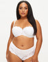 Ann Summers Sexy Lace Planet Padded Balcony Bra White
