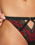 Ann Summers Yours Truly Brazilian Brief Black/Red