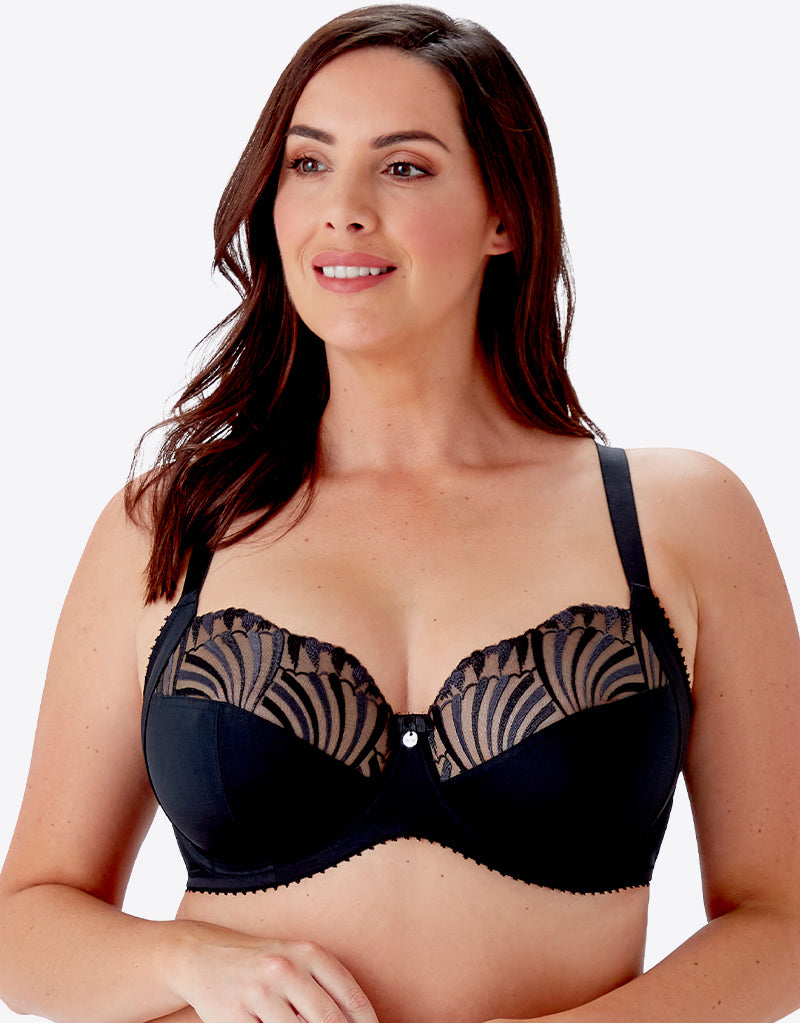 Berlei Embrace Full Cup Side Support Bra Black Brastop US