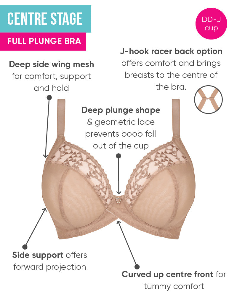 Oola Lingerie Non Padded Bra - Size 38DD, Full Coverage Underwired Cup Bra,  Black Mesh & Lace, Wired & Comfortable Straps for Large Breast Support