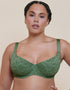 Curvy Kate All Night Lace Scooped Multiway Balcony Bra Dusky Green