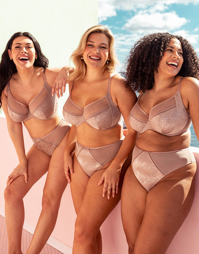 Curvy Kate Amaze Balcony Side Support Bra Mink