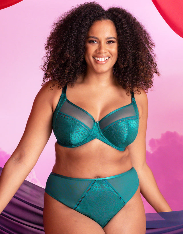 Curvy Kate Amaze Balcony Side Support Bra Verdigris