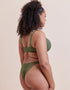 Curvy Kate Cool Cat Tanga Fern Green