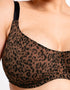 Curvy Kate Cool Cat Scooped Multiway Balcony Bra Leopard Brown