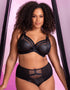 Curvy Kate Enclose Balcony Side Support Bra Black