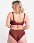 Curvy Kate Enclose High Waist Brief Oxblood