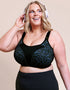 Curvy Kate Everymove Wired Multiway Sports Bra Black/Blue Print