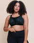 Curvy Kate Everymove Wired Multiway Sports Bra Black/Blue Print