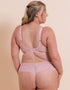 Curvy Kate Flare Full Plunge Side Support Multiway Bra Rose Sparkle