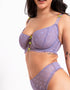 Curvy Kate Frill Me Balcony Bra Mauve/Lime