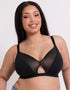 Curvy Kate Get Up and Chill Non-Wired Bralette Black