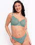 Curvy Kate Happy Bum Brazilian Brief Sage Green