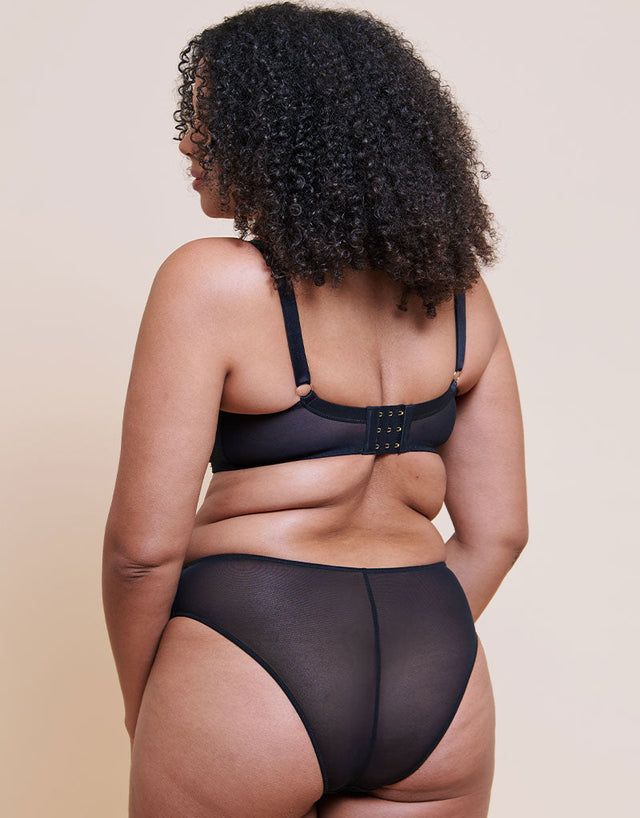 Curvy Kate Happy Hour Balcony Bra Black