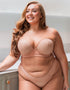Curvy Kate Hey Girls Thong Latte