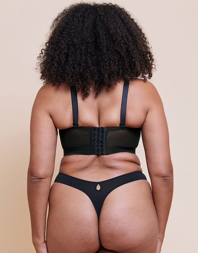 Curvy Kate Hey Girls SuperPlunge Strapless Multiway Bra Black/Latte