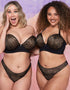 Curvy Kate Hey Girls SuperPlunge Strapless Multiway Bra Black/Latte