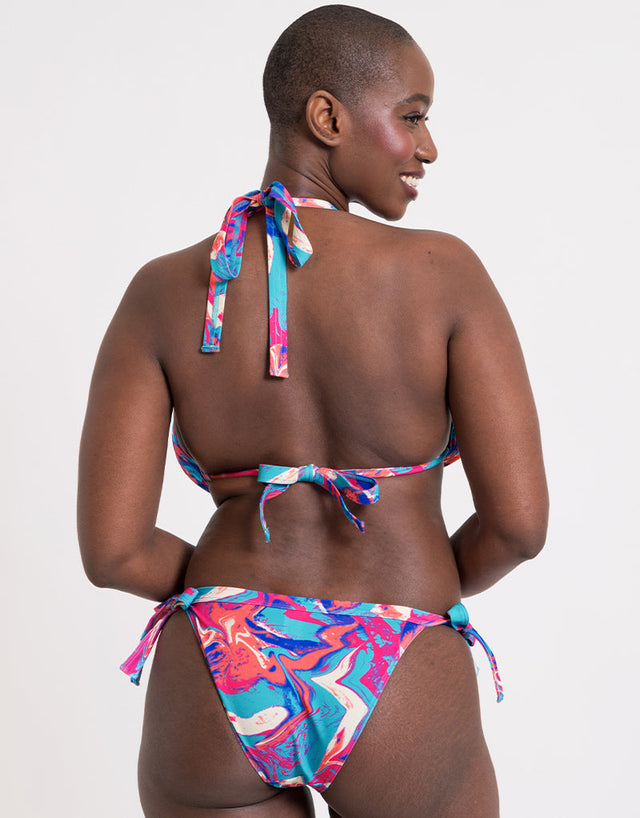 Curvy Kate Ibiza String Bikini Top Print Mix