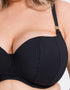 Curvy Kate Jet Set Padded Balcony Bikini Top Black